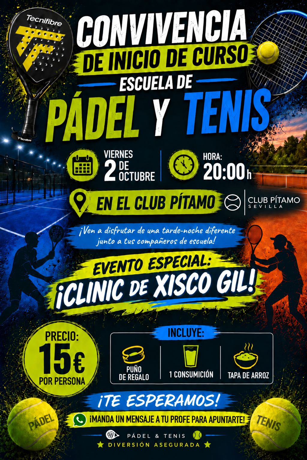Convivencia de Inicio de Curso + Clinic de Xisco Gil